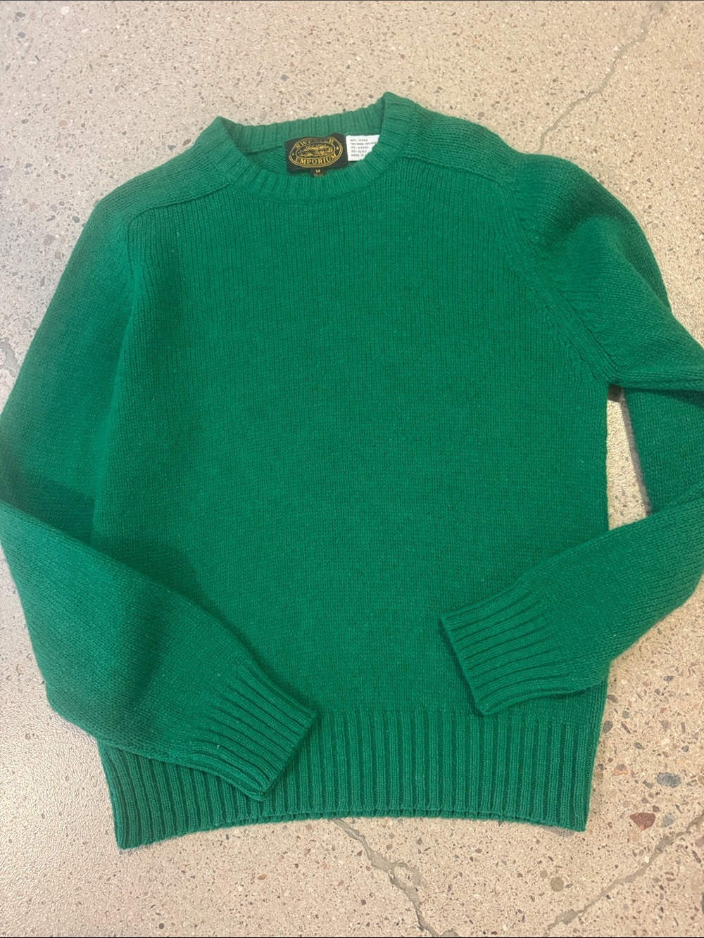 Men's Crewneck Sweater in Kelly Green